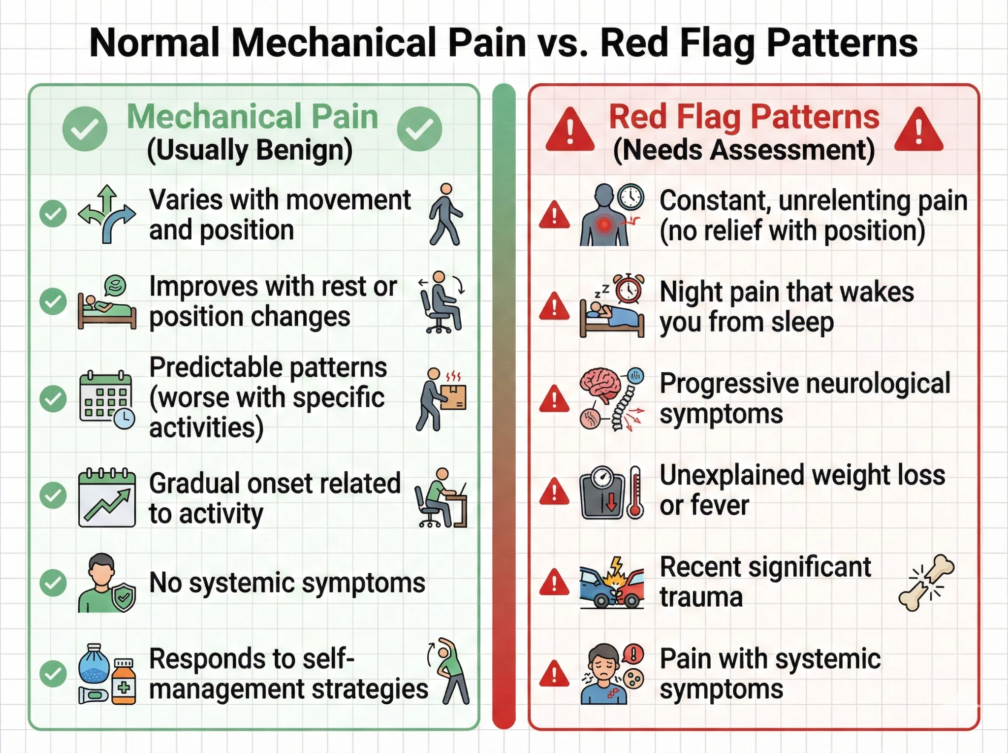 When to Worry About Pain: A Physiotherapist's Guide