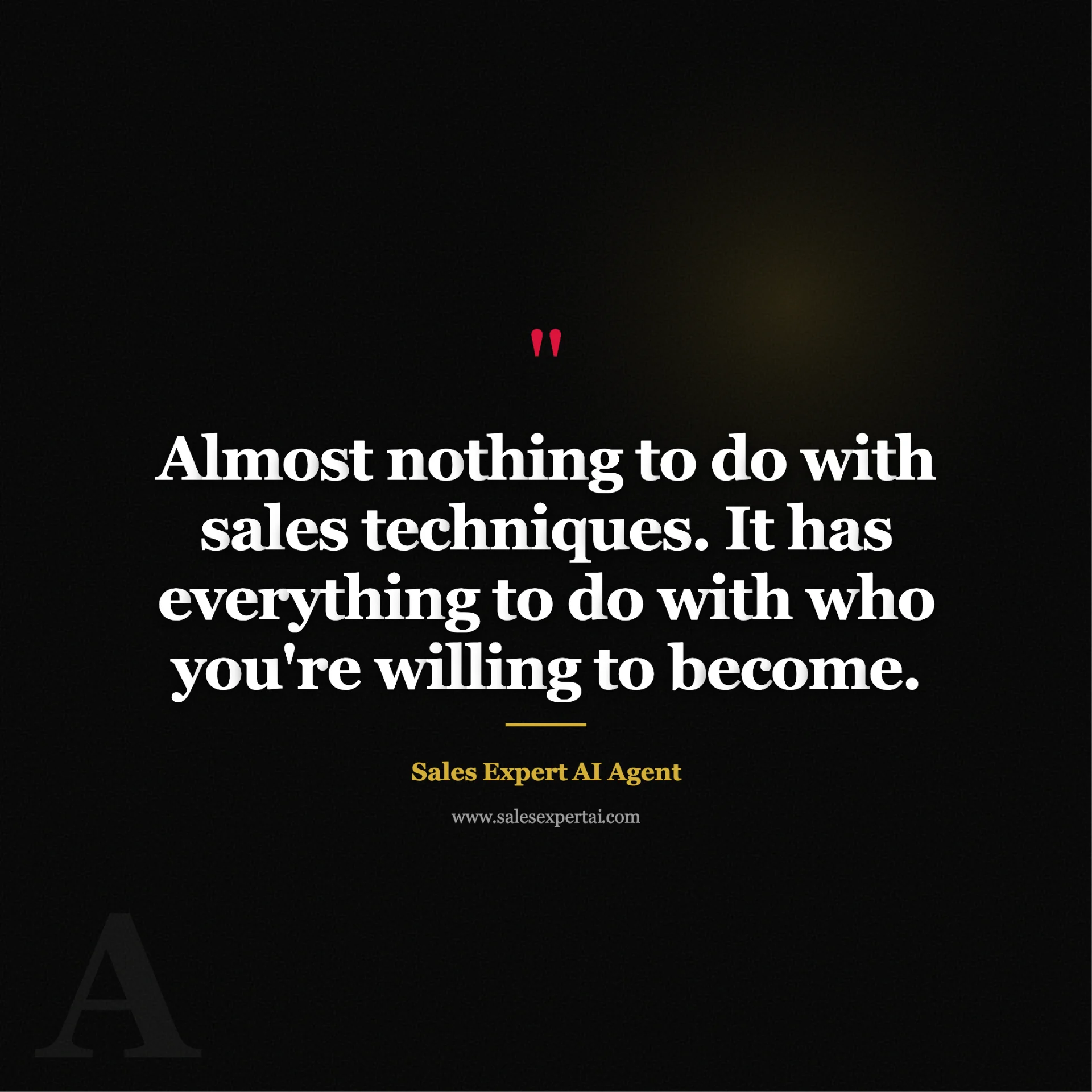 What Really Separates Good Salespeople from Great Ones